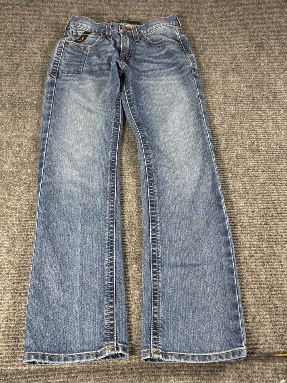 Ariat M7 Slim Fit Straight Leg Jeans Men's Size 28X32 Blue Denim Cowboy Western